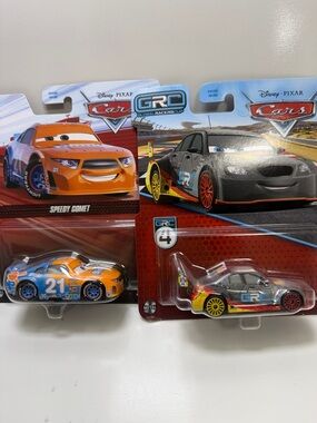 Disney Pixar Cars Die-Cast Toy Car - Orange Speed Racer (21)